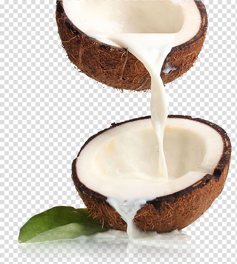 Coconut milk Plant milk Coconut cream, milk transparent background PNG clipart