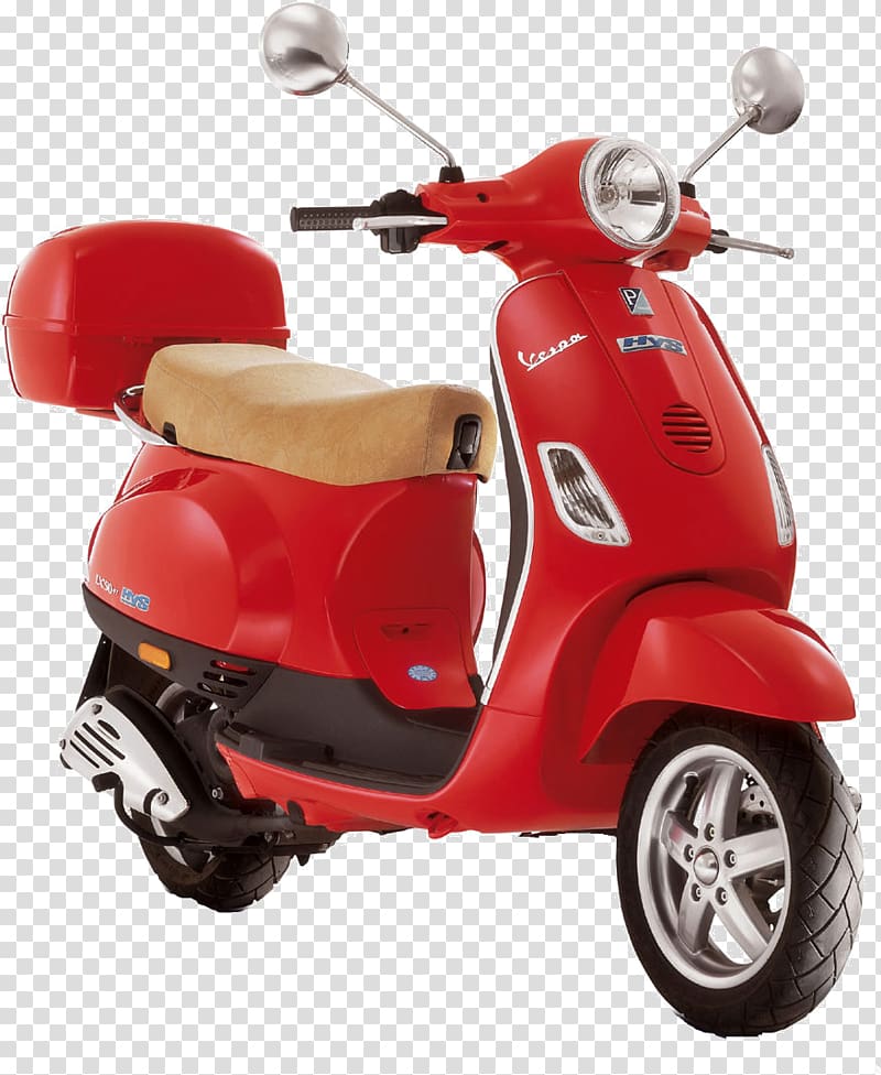 Scooter Piaggio Vespa LX 150 Motorcycle, scooter transparent background PNG clipart