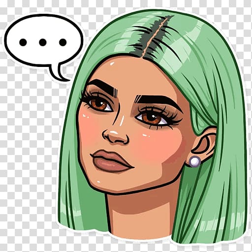 Kylie Jenner Keeping Up with the Kardashians Sticker Eye, kylie jenner transparent background PNG clipart