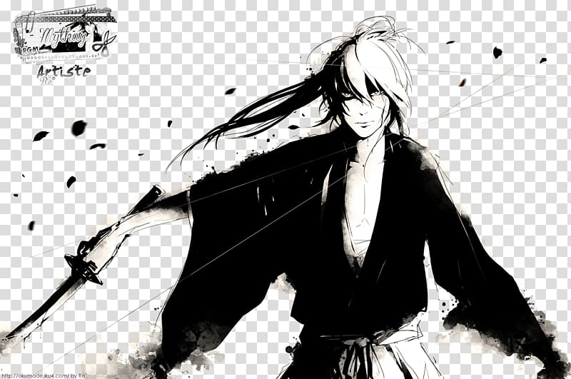 Kenshin Himura Sanosuke Sagara Rurouni Kenshin Manga Samurai, manga transparent background PNG clipart