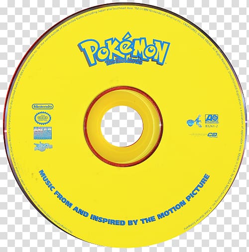 Compact disc Pikachu Pokémon Yellow Ash Ketchum, pikachu transparent background PNG clipart