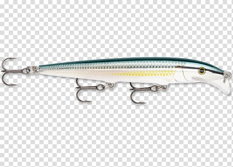 Rapala Plug Fishing Baits & Lures Minnow Original Floater, bleak transparent background PNG clipart