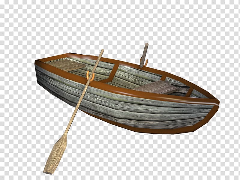 Boat Ship Canoe, Retro boat material free to pull transparent background PNG clipart