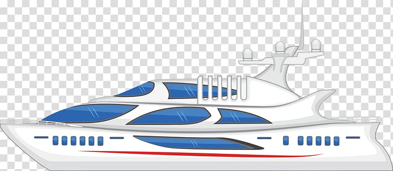Ship Yacht Euclidean Boat, Luxury cruise ship transparent background PNG clipart
