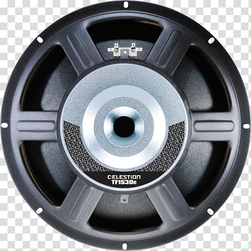 Loudspeaker CELESTION Speaker Subwoofer Celestion TF1530e, field coil driver transparent background PNG clipart