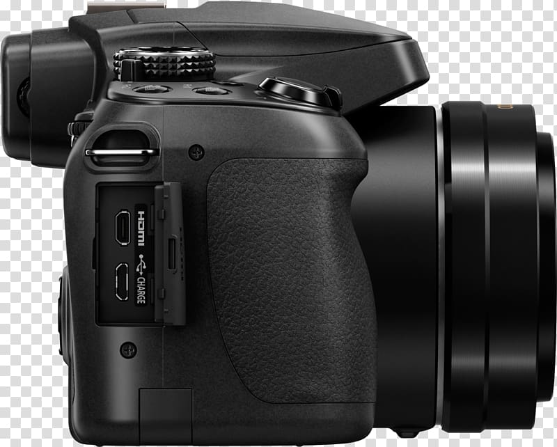 Point-and-shoot camera Panasonic Lumix Bridge camera, Camera transparent background PNG clipart