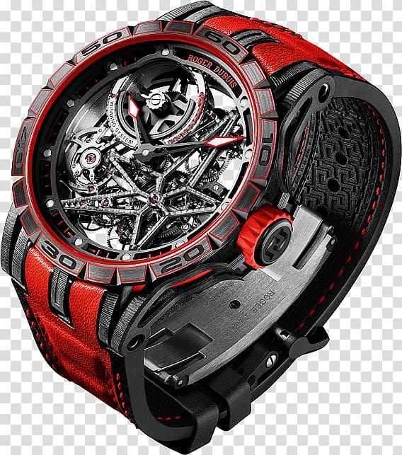 Invicta Watch Group Roger Dubuis Clock Brand, skeleton driving transparent background PNG clipart