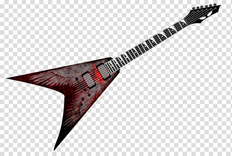 Jackson King V Gibson Flying V Jackson Soloist Jackson Rhoads Guitar, megadeth transparent background PNG clipart