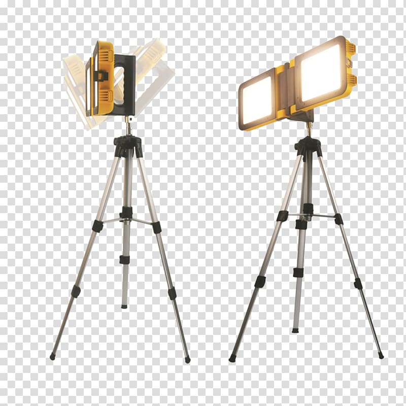 Lighting Tripod Light-emitting diode Daylight, bronze tripod transparent background PNG clipart