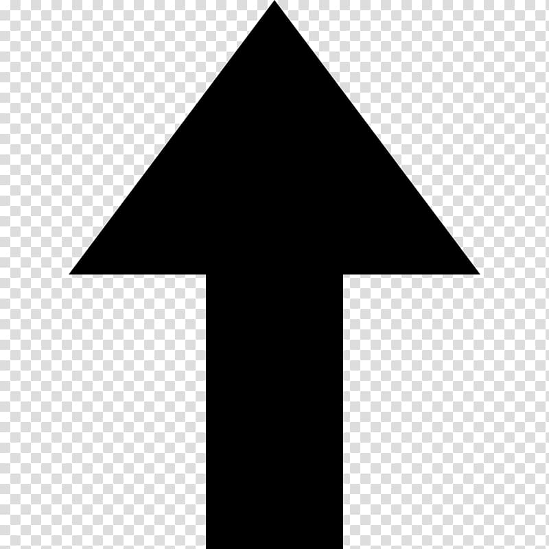black arrow up illustration, Arrow Desktop Symbol , up arrow transparent background PNG clipart