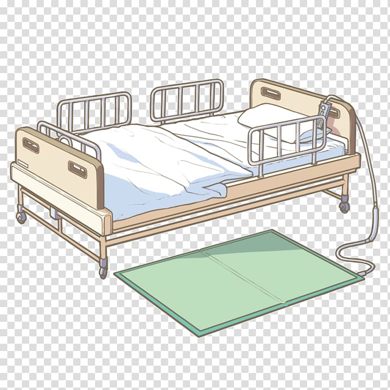 Hospital Nursing Nurse Bed frame Health Care, Nursing home transparent background PNG clipart