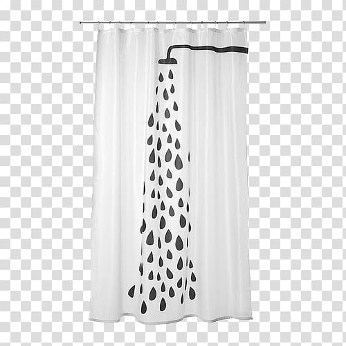 Towel Expedit IKEA Douchegordijn Curtain, White shower curtain transparent background PNG clipart