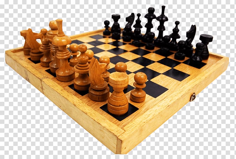 brown and black chess board , Chess Game Wood transparent background PNG clipart