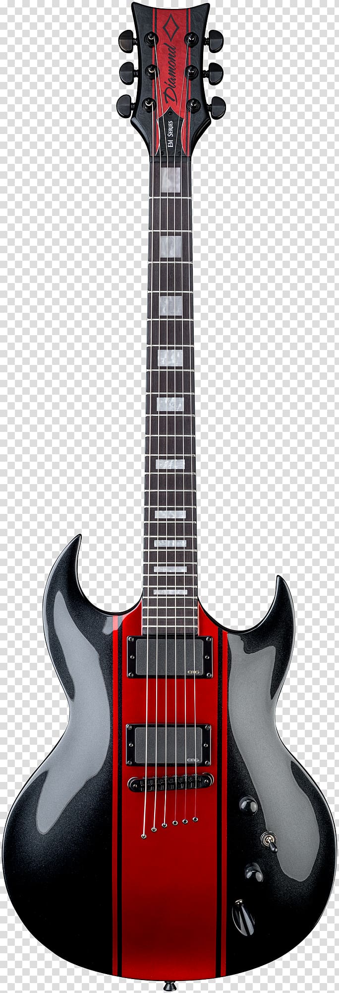 Electric guitar Floyd Rose Fingerboard Neck-through, electric guitar transparent background PNG clipart