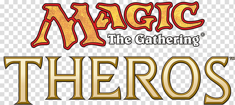 Magic: The Gathering Commander Theros Logo Magic: The Gathering deck types, magic the gathering logo transparent background PNG clipart