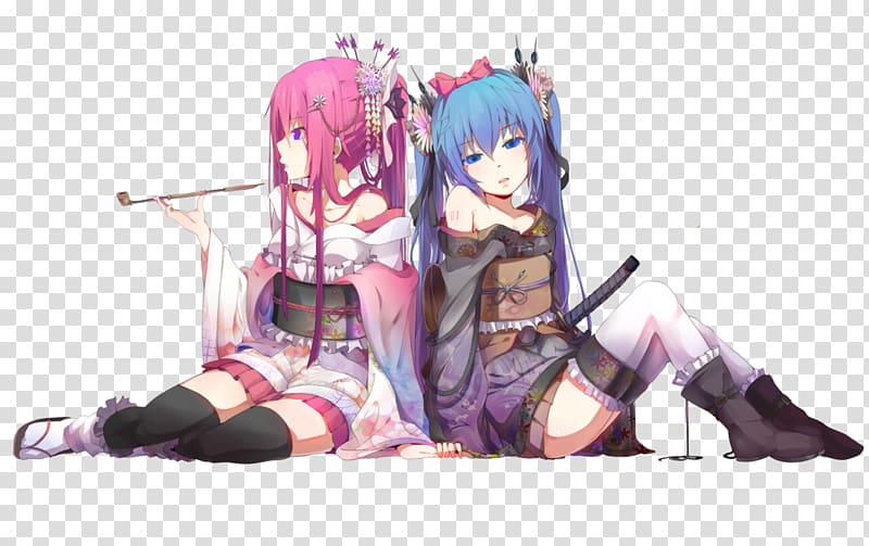 Anime Megurine Luka Vocaloid 3 Hatsune Miku, Anime transparent background PNG clipart