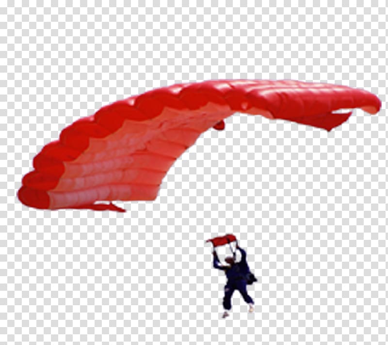 Parachuting Parachute skydiver, parachute transparent background PNG clipart
