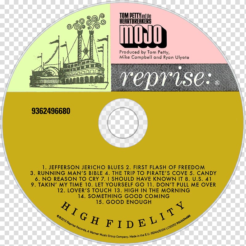 Compact disc Tom Petty and the Heartbreakers Mojo Mudcrutch Album, Tom Petty transparent background PNG clipart