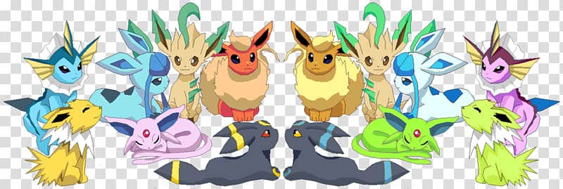 Pokémon: Let\'s Go, Pikachu! and Let\'s Go, Eevee! Pokémon X and Y Pokémon: Let\'s Go, Pikachu! and Let\'s Go, Eevee!, shiny eeveelutions transparent background PNG clipart