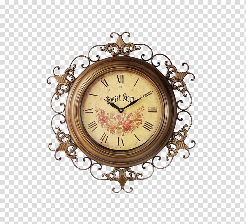 Quartz clock Living room Wall Watch, bell transparent background PNG clipart