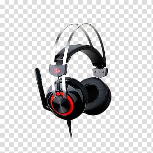 Microphone Headset Headphones 7.1 surround sound Redragon audifonos gamer talos h601 360 mic vibracion y backlight, microphone transparent background PNG clipart