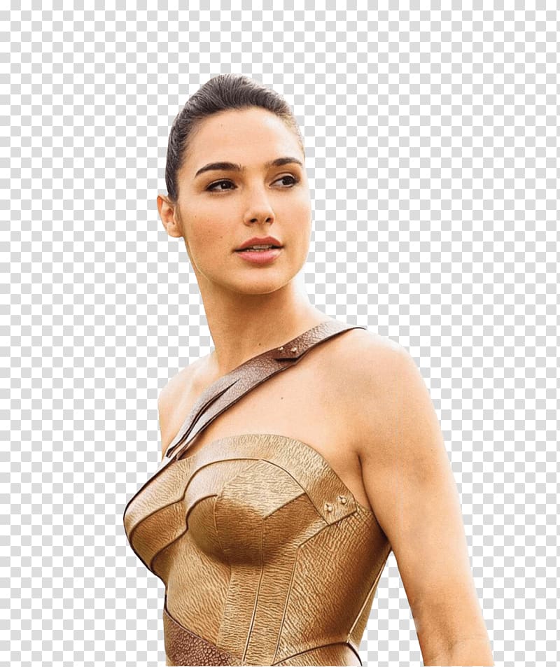 Gal Gadot in Wonder Woman costume, Wonder Woman Profile transparent background PNG clipart