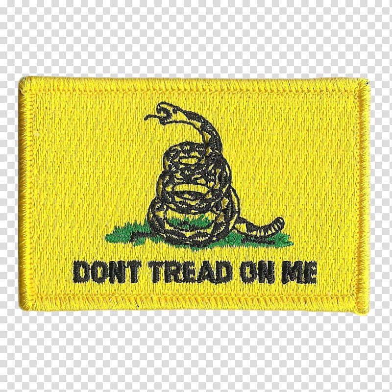 Gadsden flag Embroidered patch Flag patch United States Shoulder sleeve insignia, united states transparent background PNG clipart