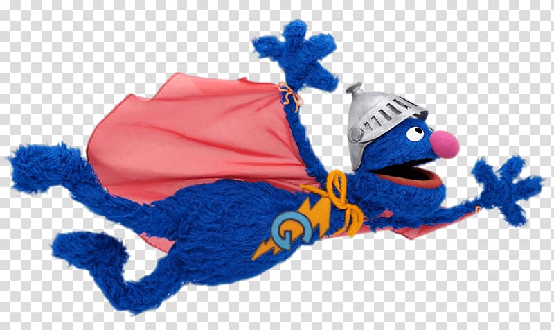 Grover from Sesame Street, Sesame Street Grover Flying transparent background PNG clipart