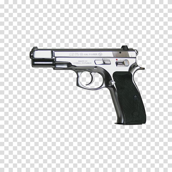 CZ 75 9×19mm Parabellum Taurus Firearm Revolver, taurus transparent background PNG clipart