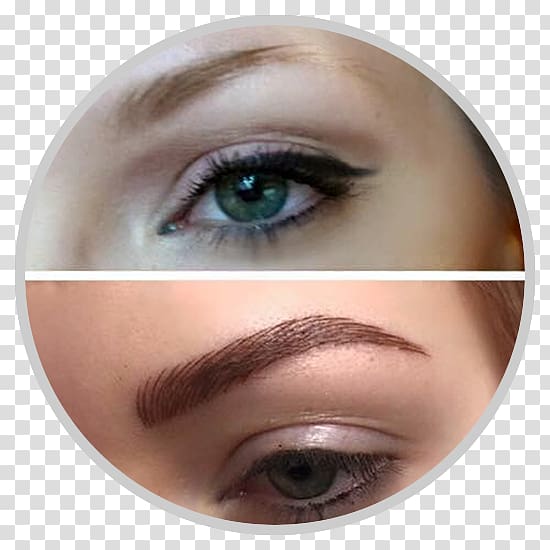 Permanent makeup Microblading Eyebrow Tattoo Cosmetics, thin beauty transparent background PNG clipart