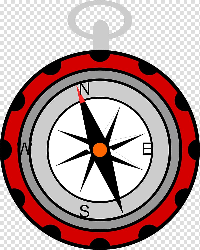 Compass North , Red compass transparent background PNG clipart
