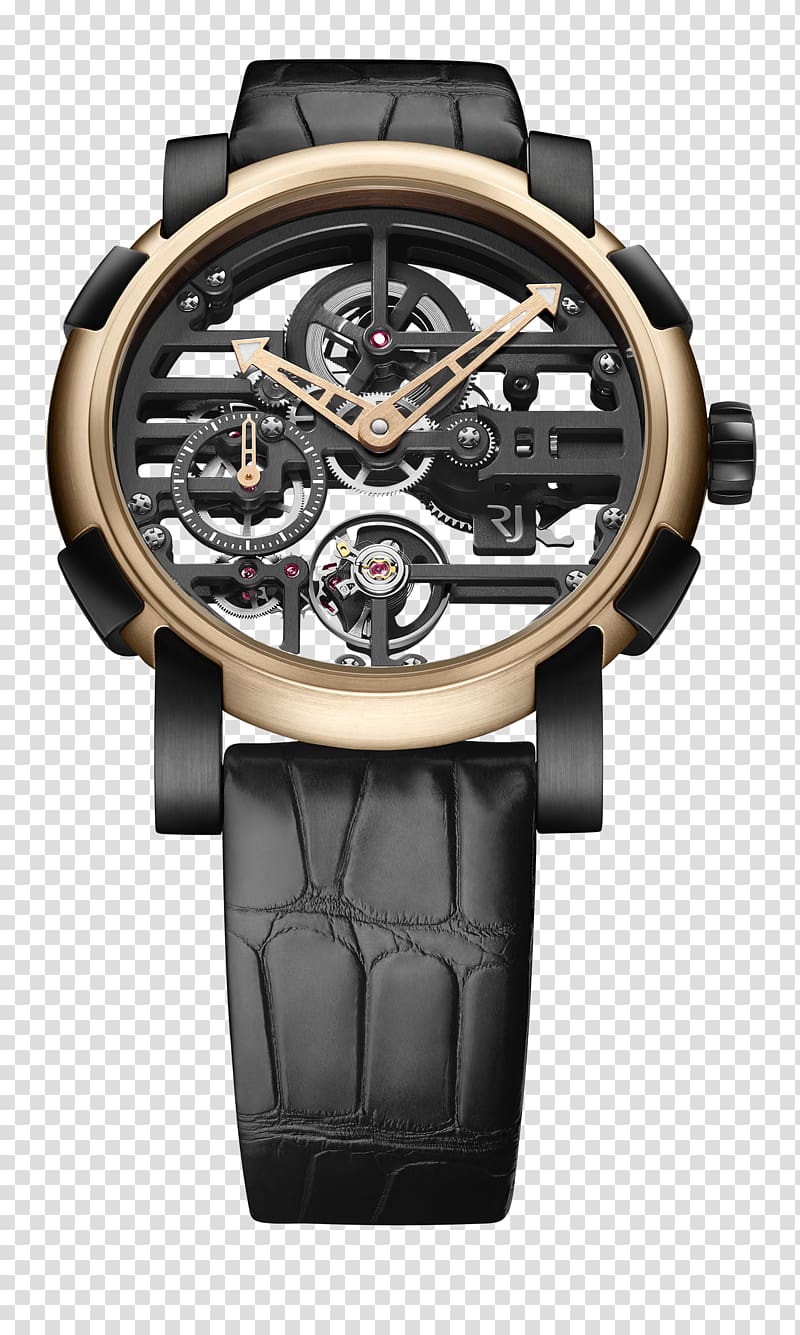 Skeleton watch Watch strap RJ-Romain Jerome, watch transparent background PNG clipart
