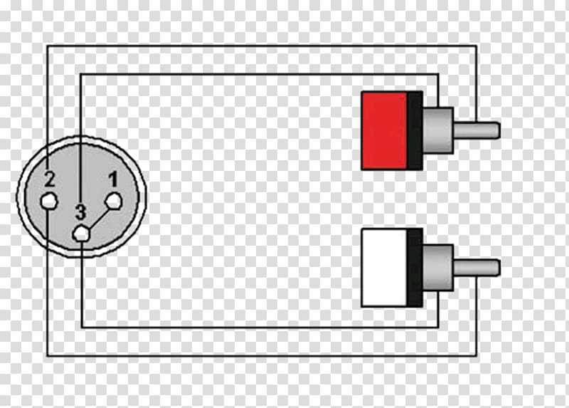Wiring diagram XLR connector RCA connector Phone connector, others transparent background PNG clipart
