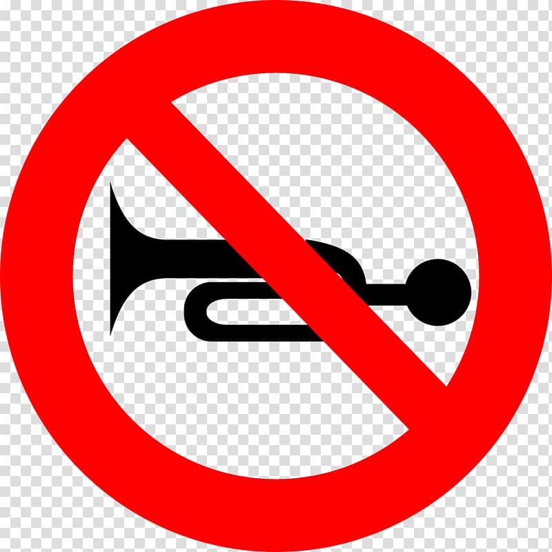 Vehicle horn , Prohibited transparent background PNG clipart