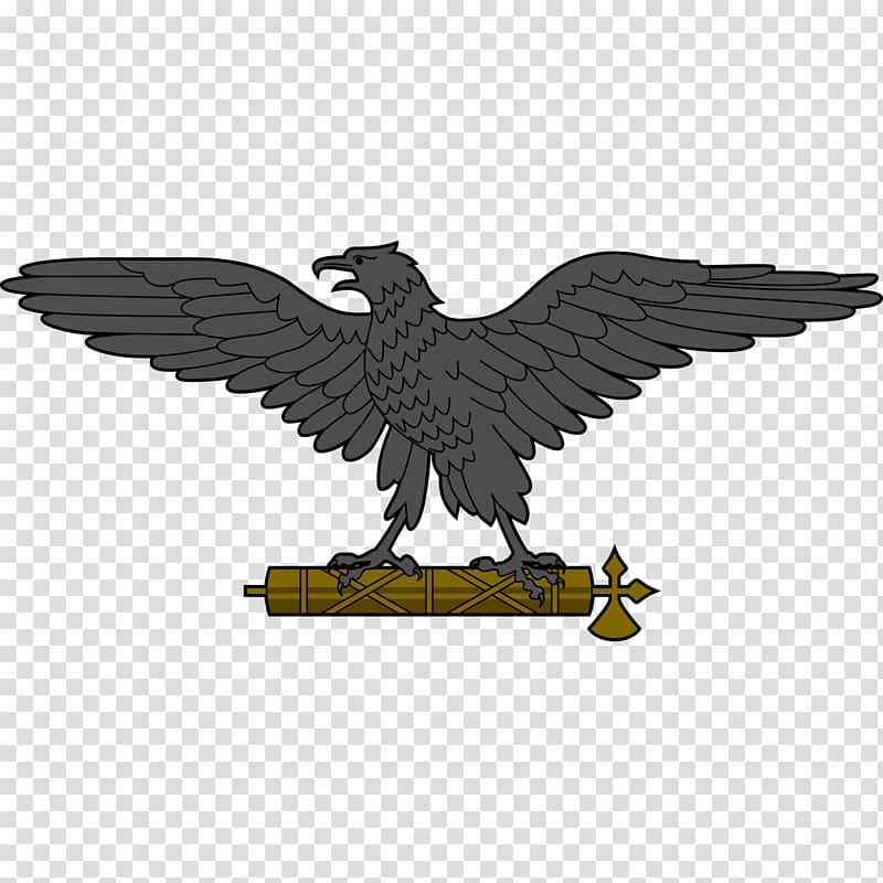 Flag of Italy Italian Social Republic Second World War, eagle transparent background PNG clipart