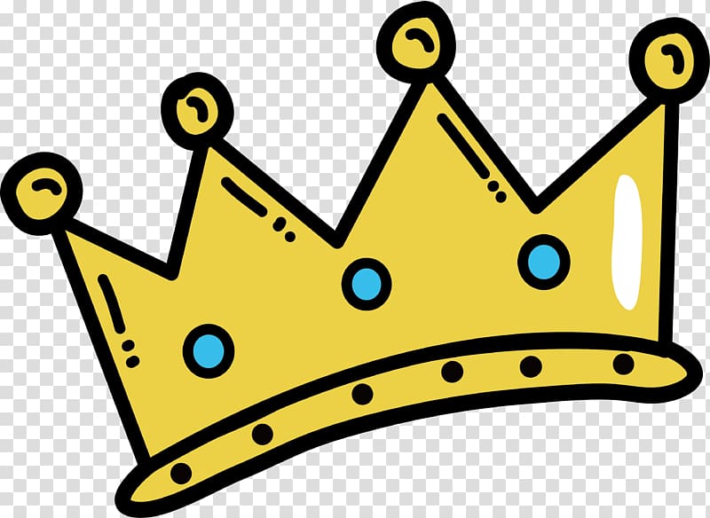 yellow crown clip art