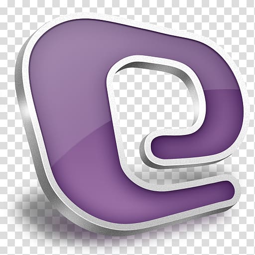 purple and white logo, purple violet font, Microsoft Entourage n transparent background PNG clipart