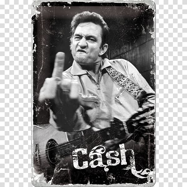 Johnny Cash AllPosters.com The finger At San Quentin, johnny cash transparent background PNG clipart