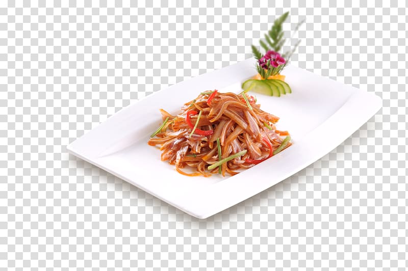 Naengmyeon Lo mein Liangpi Chili oil Condiment, Marked ear wire transparent background PNG clipart