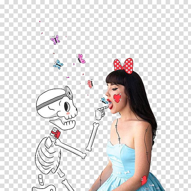 Visual arts Illustrator Drawing Illustration, Self-Portrait with Skeleton Girl transparent background PNG clipart