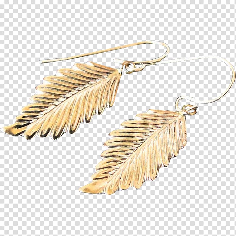 Earring Gold Jewellery Filigree Silver, Leaf Drop transparent background PNG clipart