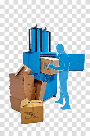 Paper Baler cardboard Plastic Box, box transparent background PNG clipart thumbnail