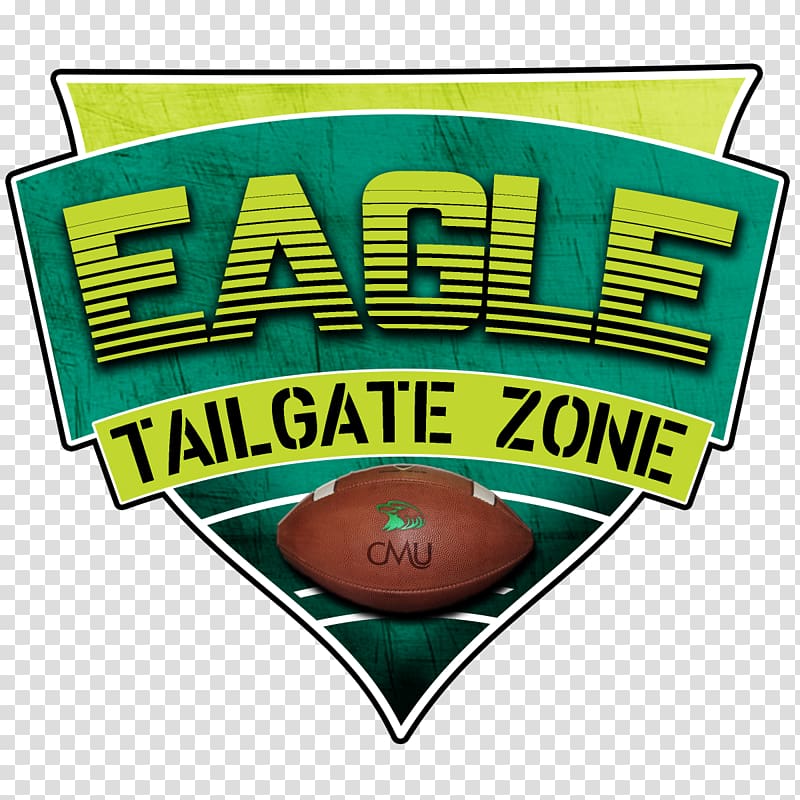 Central Methodist University Central Methodist Eagles Tailgate party Logo Green, approved transparent background PNG clipart