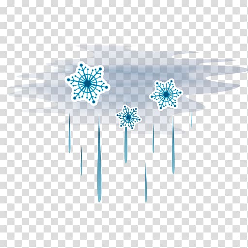 white snow flakes illustration, blue turquoise jewellery body jewelry aqua, Hail with fog transparent background PNG clipart