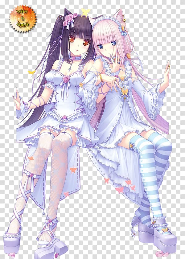 Nekopara Vanilla Chocolate Sugar Sugar Rune Anime, vanilla transparent background PNG clipart