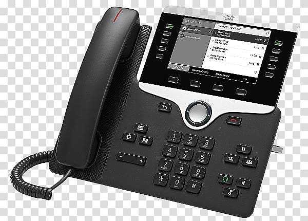 Cisco 8811 VoIP phone Cisco Systems Telephone Voice over IP, Wholesale Voip transparent background PNG clipart