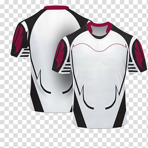 Jersey T-shirt Rugby shirt Rugby union Rugby shorts, T-shirt transparent background PNG clipart