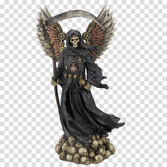 Death Santa Muerte Statue Grim Steampunk, santa muerte transparent background PNG clipart