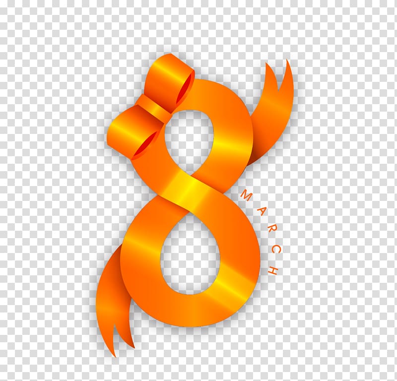 Arabic numerals Number Computer file, Orange number 8 transparent background PNG clipart