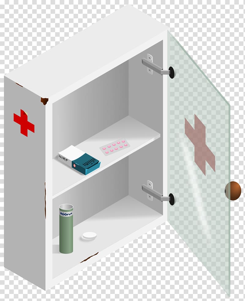 Bathroom cabinet Cabinetry Medicine , first aid kit transparent background PNG clipart